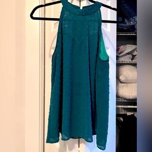 Beautiful green color blouse !